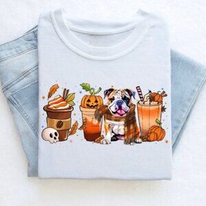 Halloween Dog Shirt, Halloween Dog Lover Shirt, Halloween Pumpkin Spice Shirt